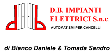 DB Impianti di Bianco Daniele e Tomada Sandro: automazioni per cancelli